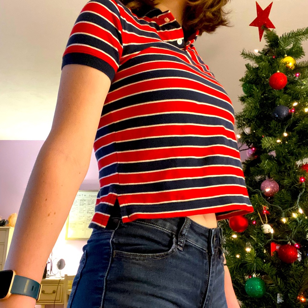 Striped Crop Top
